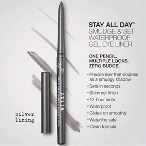 Stila Smudge & Set Waterproof Gel Eye Liner in Silver Lining